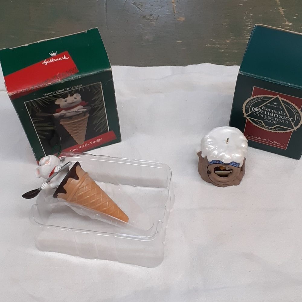 2 Hallmark Keepsake ornaments